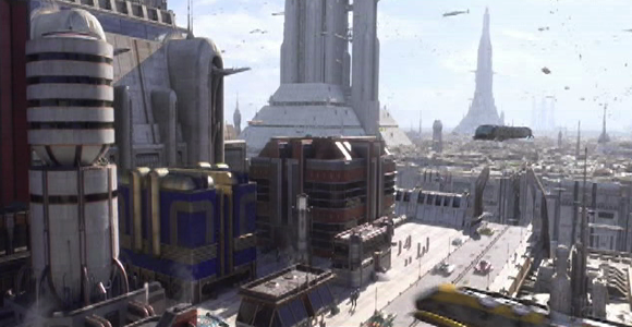 Star Wars 2 cityscape.